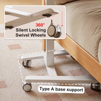 Mobile WHEELY Sit Stand Desk 600X500MM FA122ww