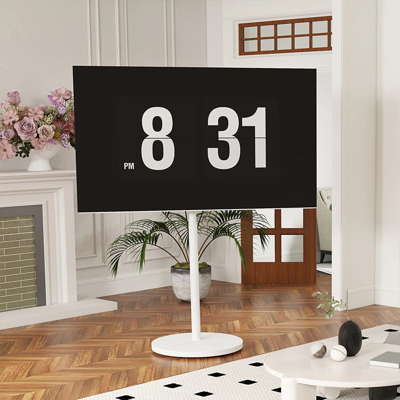 Torre di Pisa Artistic Rotating TV Floor Stand For 32-75" TVs Horizonal/Landscape