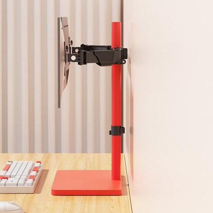 Dual Monitor Stand with Base | Free Standing Monitor Arm for 17-34" Screens