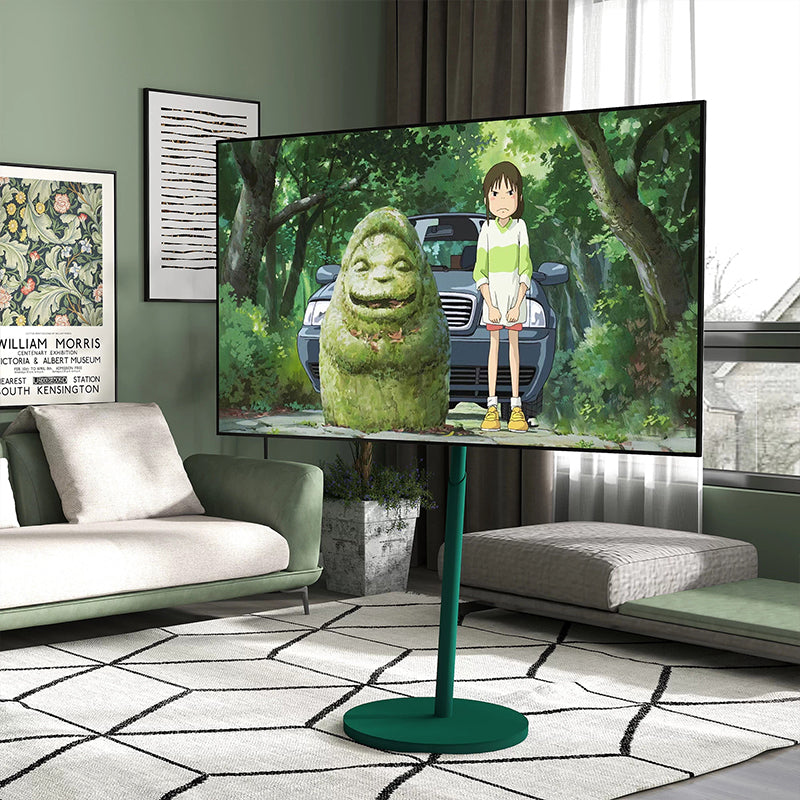 Torre di Pisa Artistic Rotating TV Floor Stand For 32-75" TVs Horizonal/Landscape