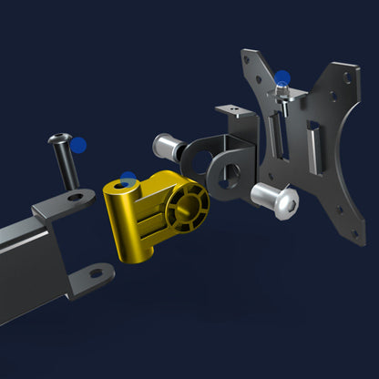 Multiple screen Stand Cart Mount Bracket  trolley gas arm metal