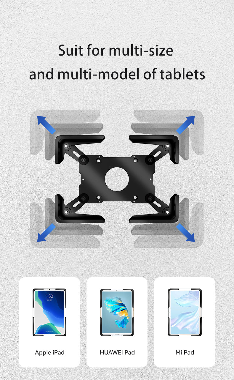 Mountech iPad Securiy Holder Mount Case Vesa 75x75-100x100 UTC1