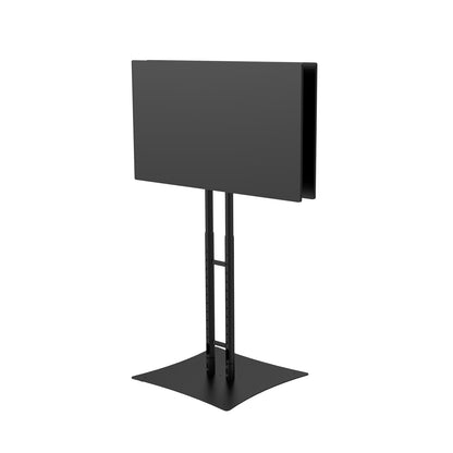Vertical Back to Back Dual tv Dispaly Plasma Floor Stand Sturdy Metal Base FS400D