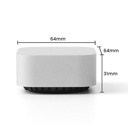 Cube Mini Weighted Desk Cable Organizer, Aluminum Cable Holder for Workspace Setup