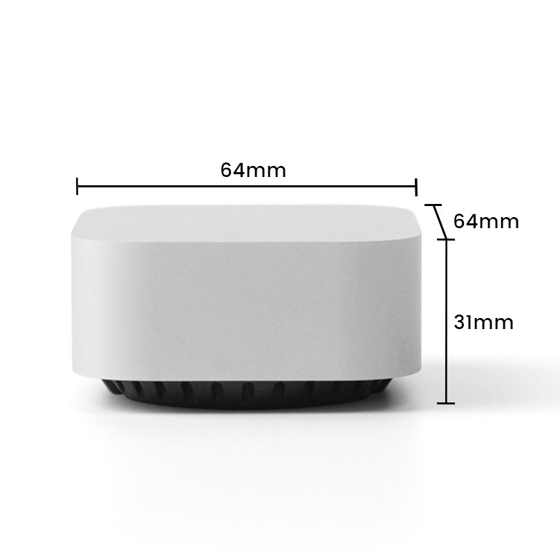 Cube Mini Weighted Desk Cable Organizer, Aluminum Cable Holder for Workspace Setup