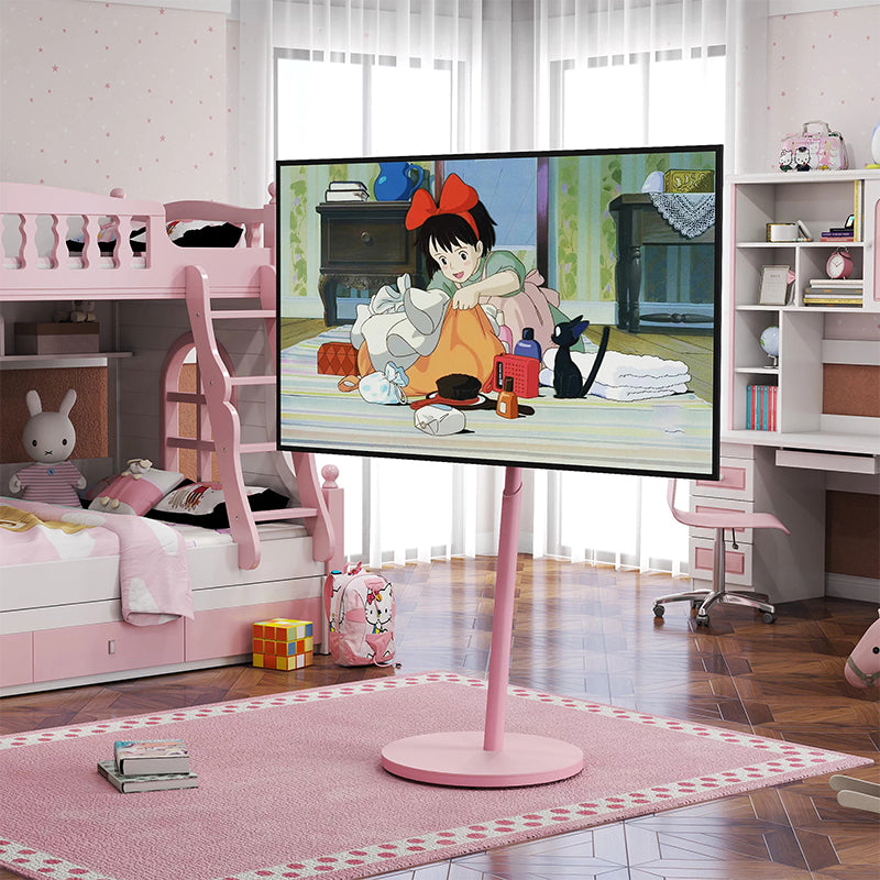 Torre di Pisa Artistic Rotating TV Floor Stand For 32-75" TVs Horizonal/Landscape