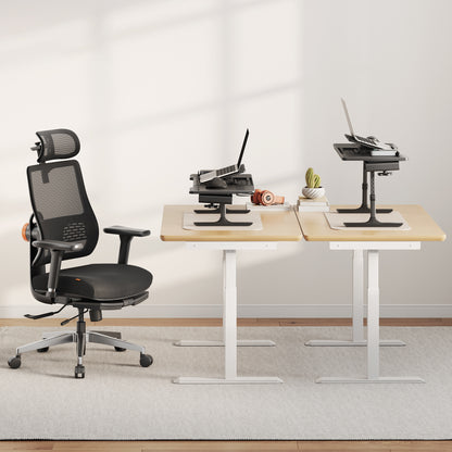 NEWTRAL Pro Laptop Table for Chair – Black | Adjustable Ergonomic Laptop Desk with Detachable Legs, Cup Holder & Monitor Mount