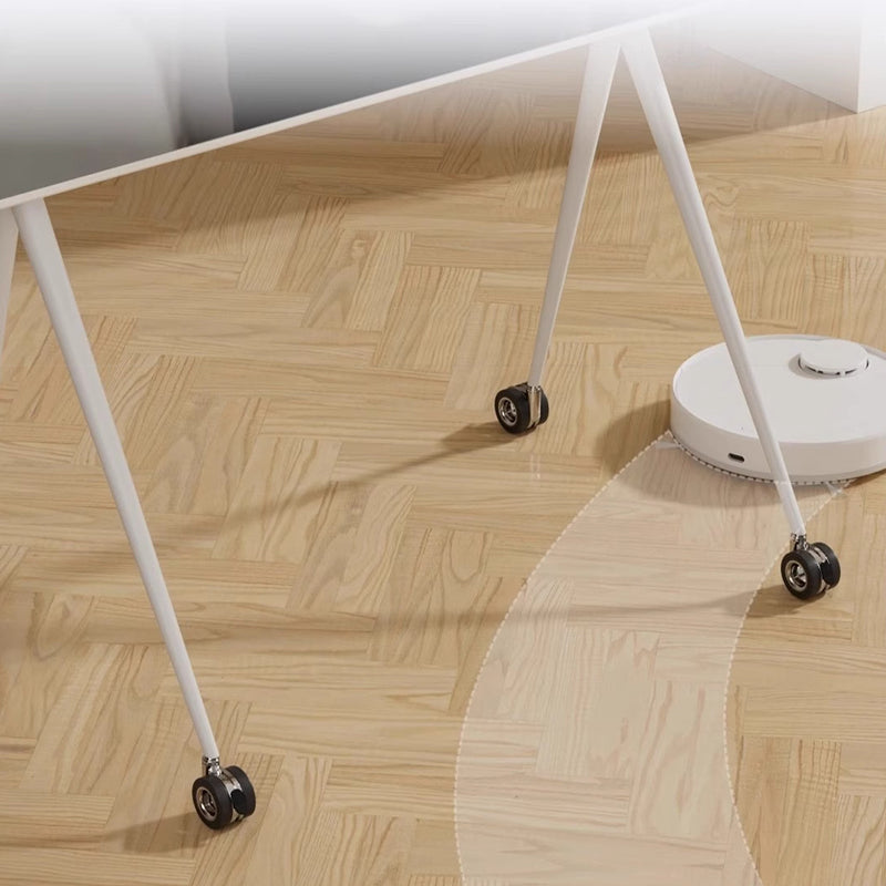 Silver Sleek Rolling TV Stand Modern TV Mount with Wheels for 45-75 Inch TVs | 8K Mirror Finish