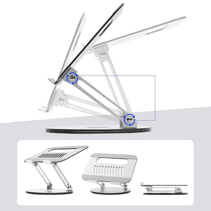 360 Rotating Aluminum Laptop & Tablet Stand T5