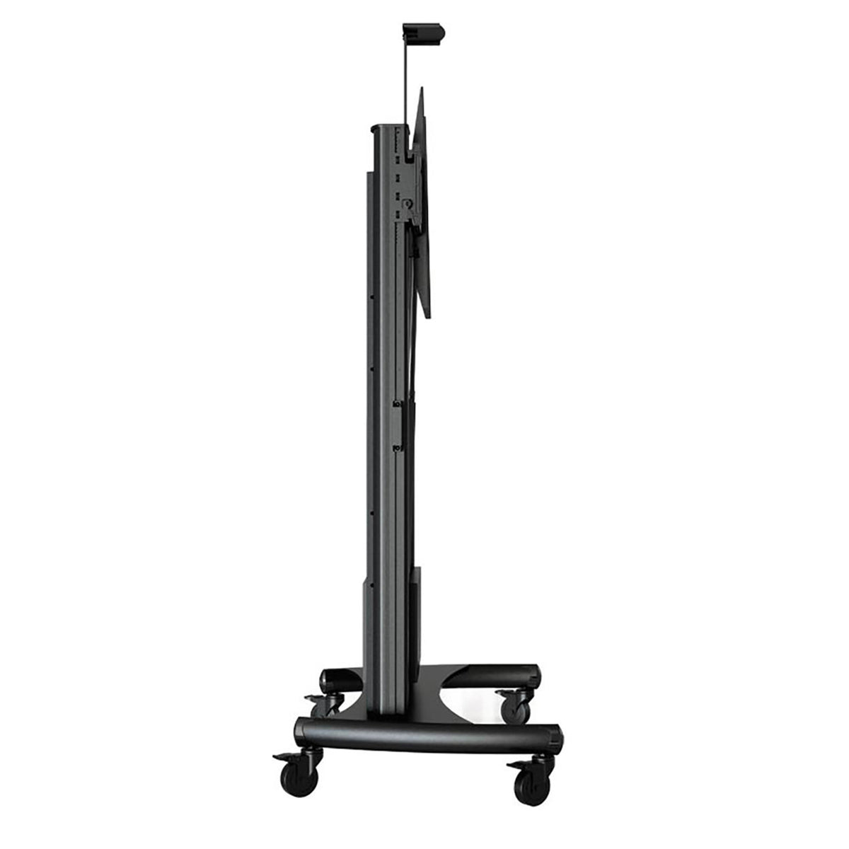 NB Motorized Height Adjustable Mobile TV Stand on Wheels, Fits 75-110 inch Large Screen TW100