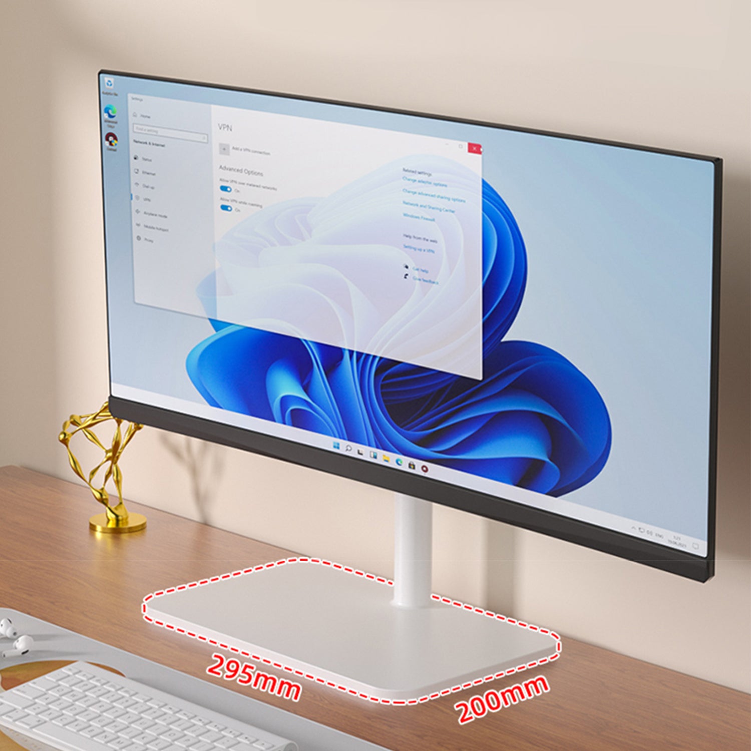 Steelbase Monitor Mount desk stand rotating 14 to 43 inch