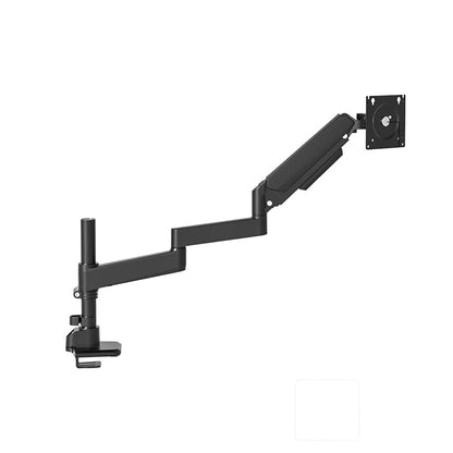 Extra Long Single Monitor Gas Spring Desk Mount Arm Full Motion Adjustable Stand 820 mm