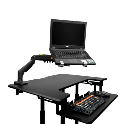 ONLINE Mobile WHEELY Sit Stand Desk Work Station 899X564MM FDS301