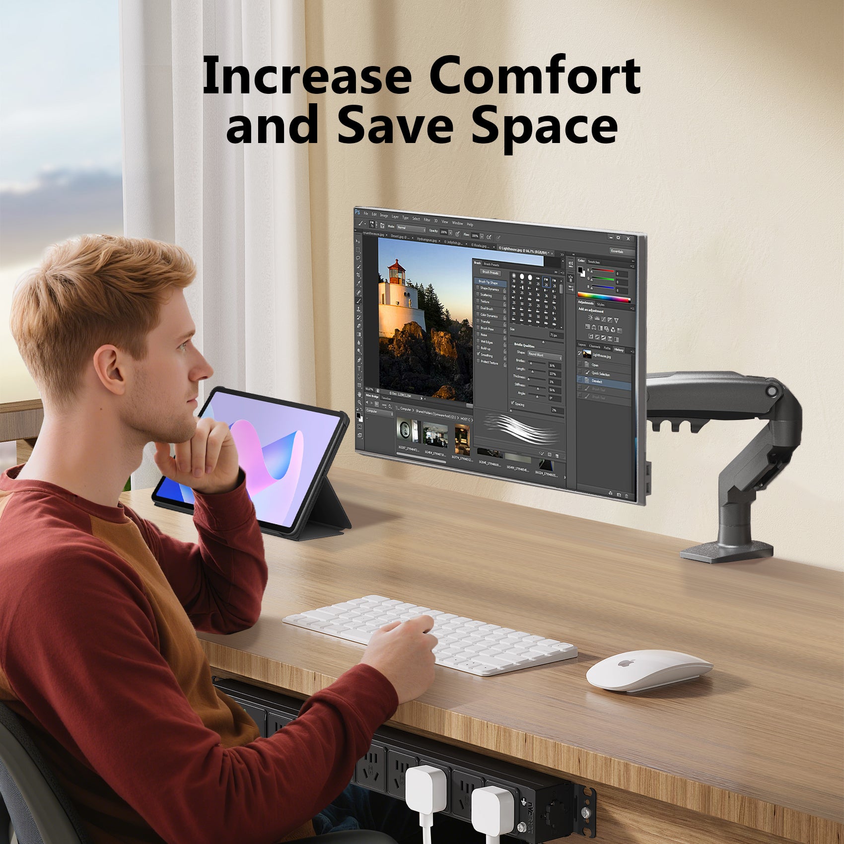 BEST VALUE | ScreenMounts Single Monitor Arm