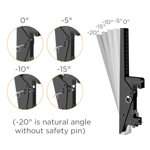 Multi-screen Menu Board Wall Mount Aluminum Rail MTLWMA ETA10.20