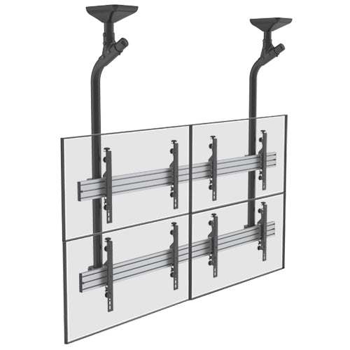 Mountech Multi Screen Video Tv Ceiling Mount Menu Board Aluminum Rail 2BY2 ETA 10.20