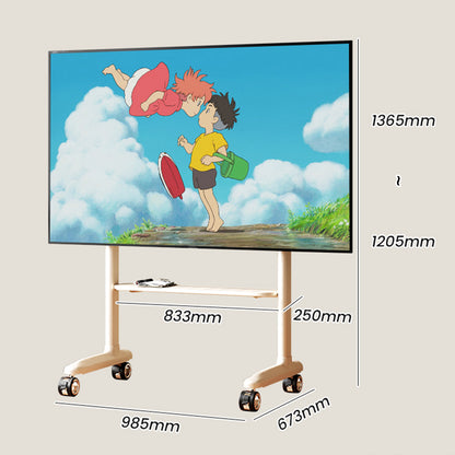 Cream Art TV Stand Trolley 32-86 inch