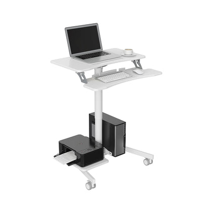 Mobile WHEELY Sit Stand Desk Folding 710mm FDS108