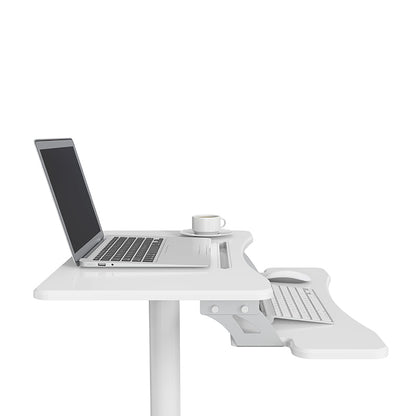 Mobile WHEELY Sit Stand Desk Folding 710mm FDS108