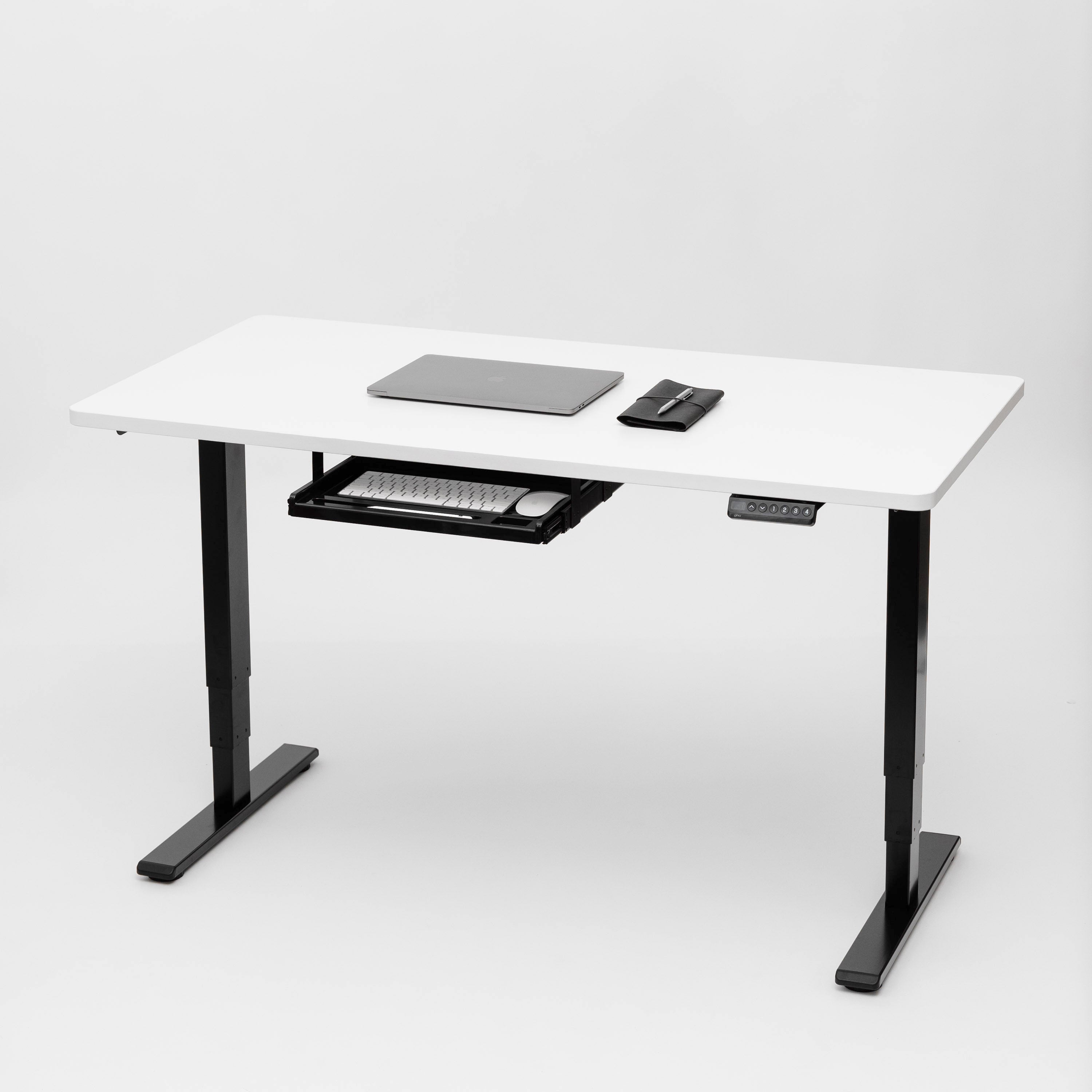 GKU Underdesk KeyBoard Tray Storage Drawer black