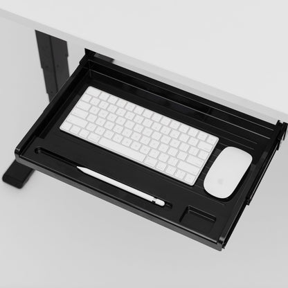 GKU Underdesk KeyBoard Tray Storage Drawer black
