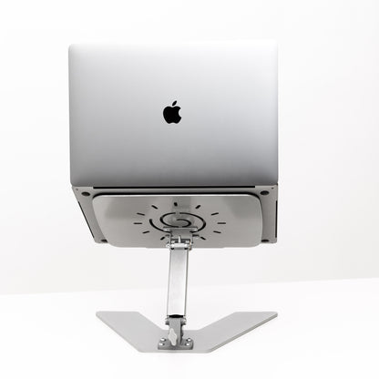 GKU Aluminum Laptop Stand Silver