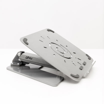 GKU Aluminum Laptop Stand Silver