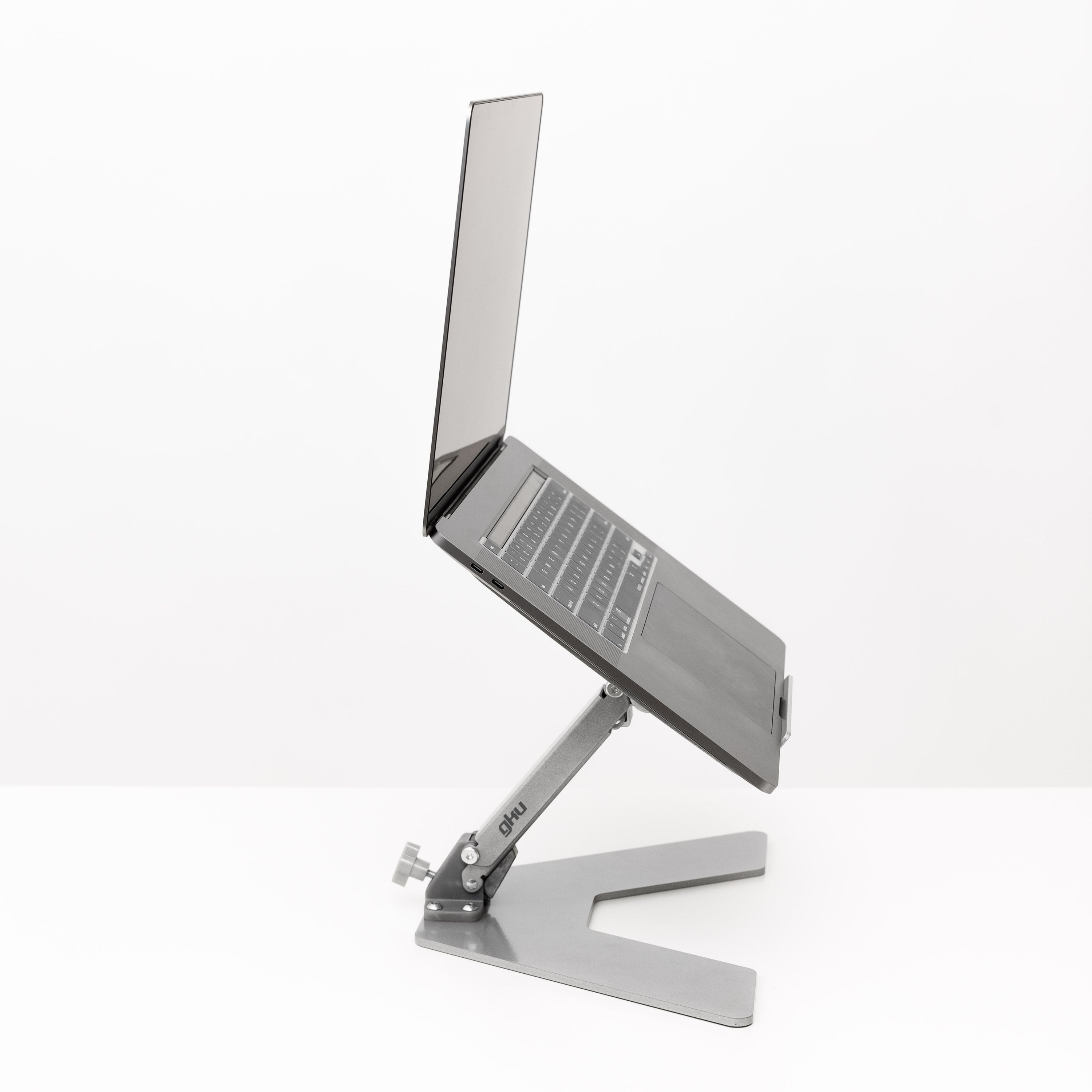 GKU Aluminum Laptop Stand Silver