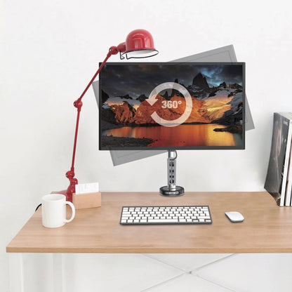 GKU Single Monitor Desk Mount - ProRiser Gas Spring Monitor Arm