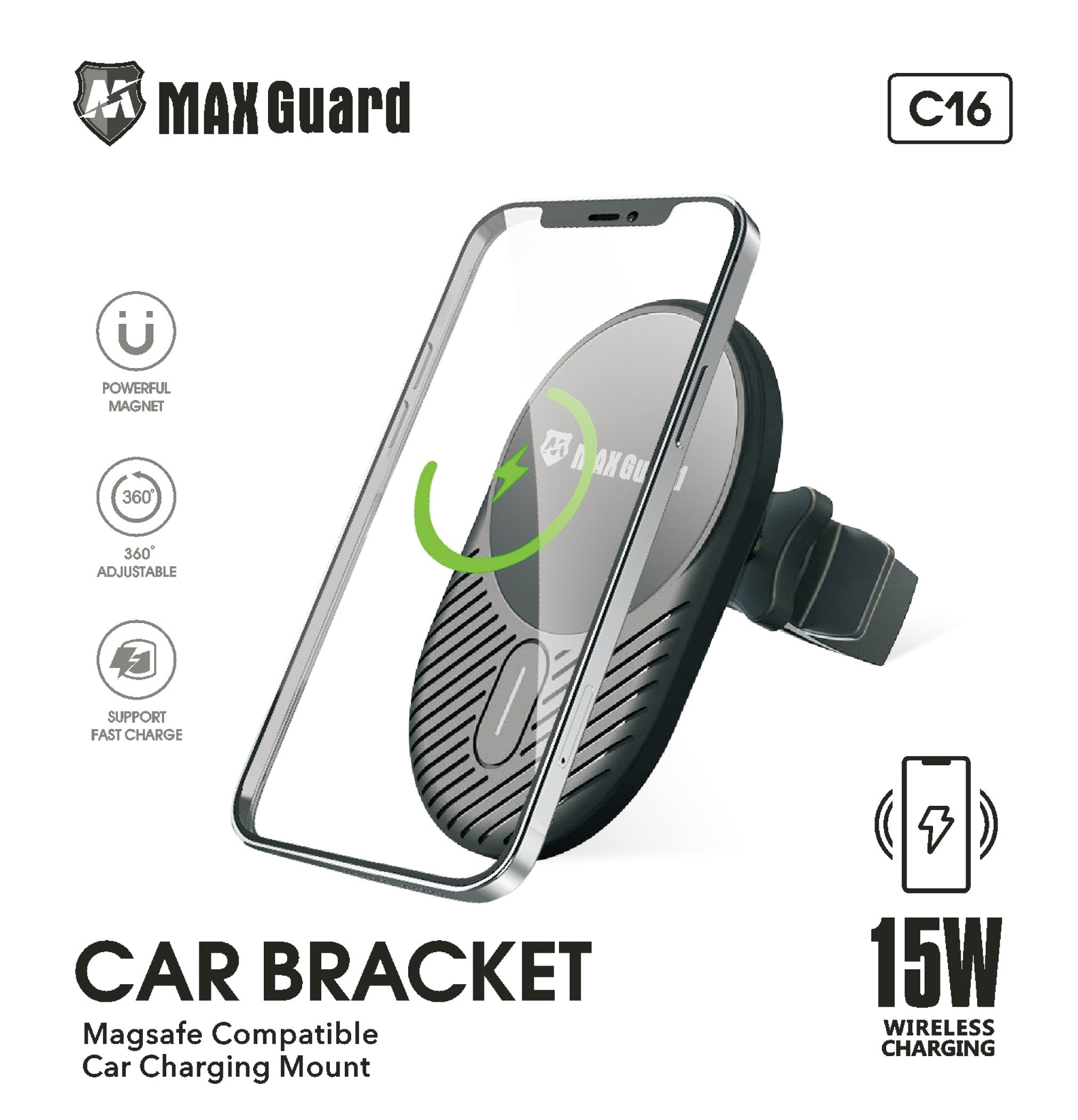C16 Magnetic Car Mount Charger