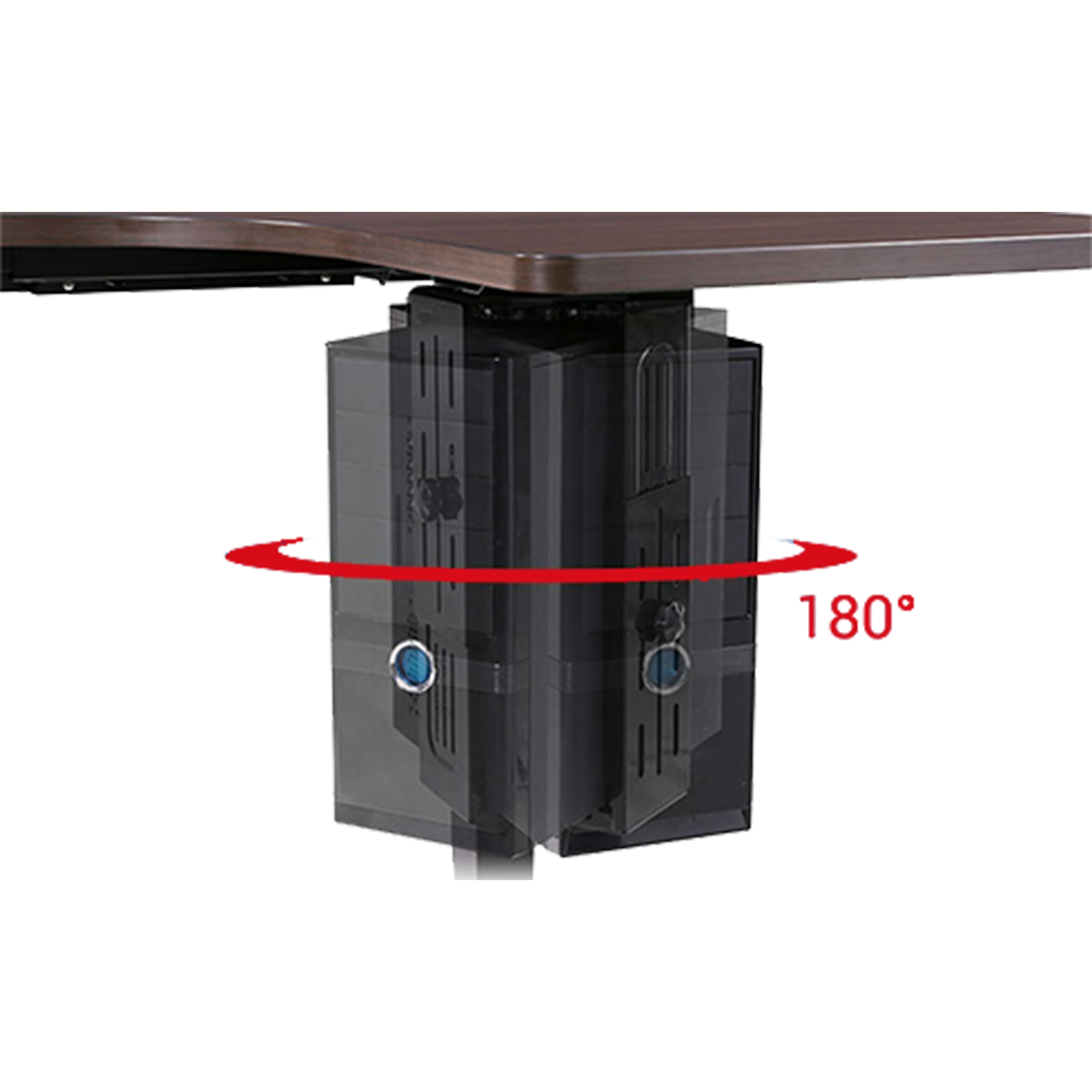 Flexi-Desk Accessory under-desk PC Holder/Mount for CPU