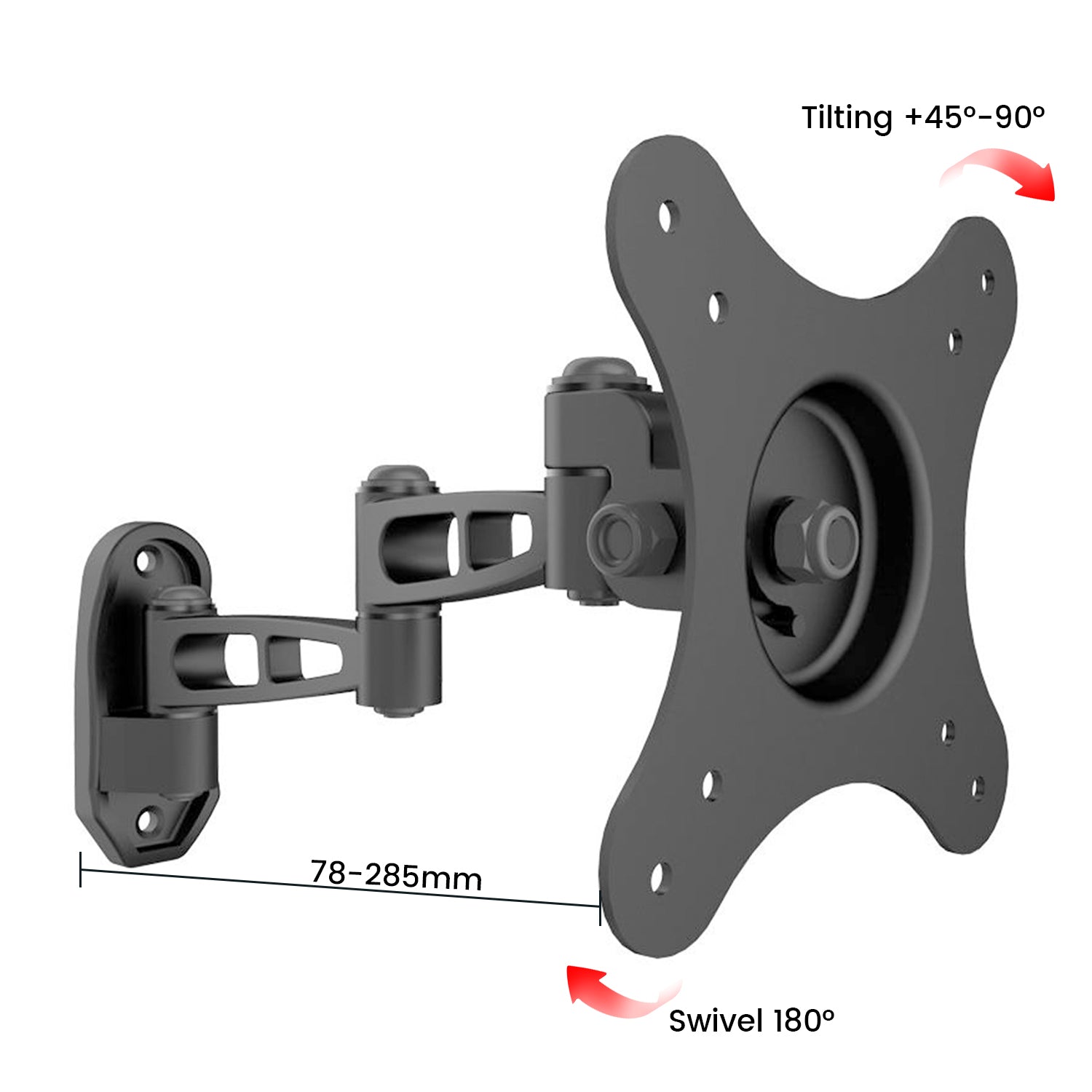 Cantilever Caravan Wall Mount 10"-24" Monitor Full Motion CYF-100L