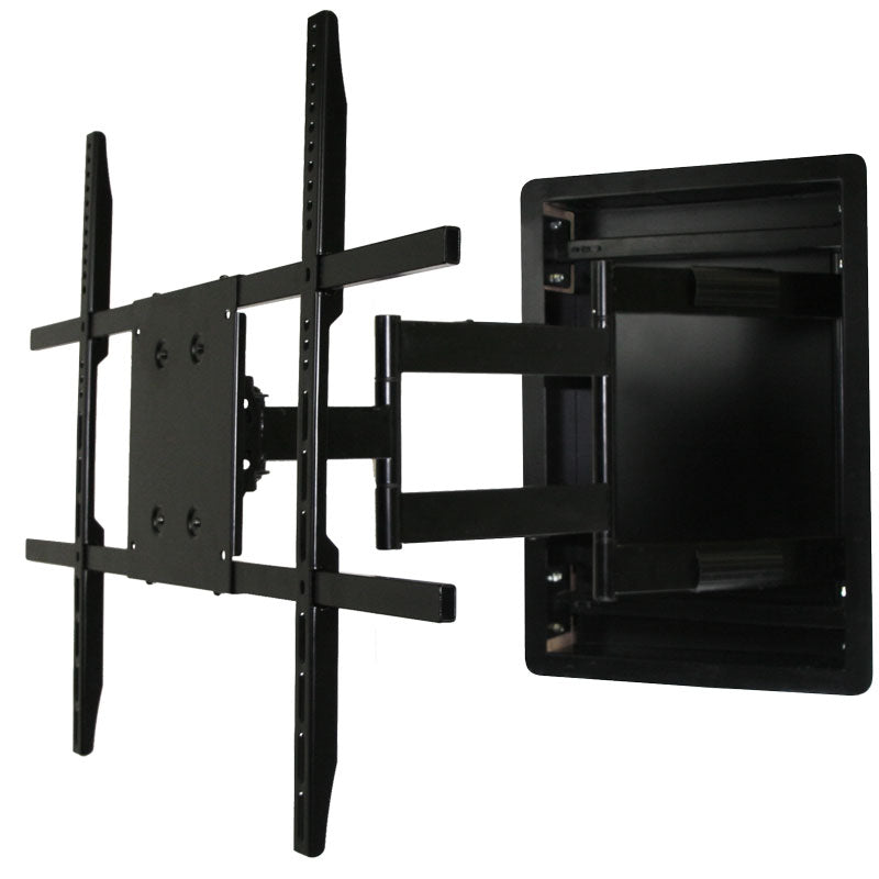 In‑Wall Recessed Full Motion TV Bracket Fits 42‑90" Screens Heavy‑Duty 61kg eta