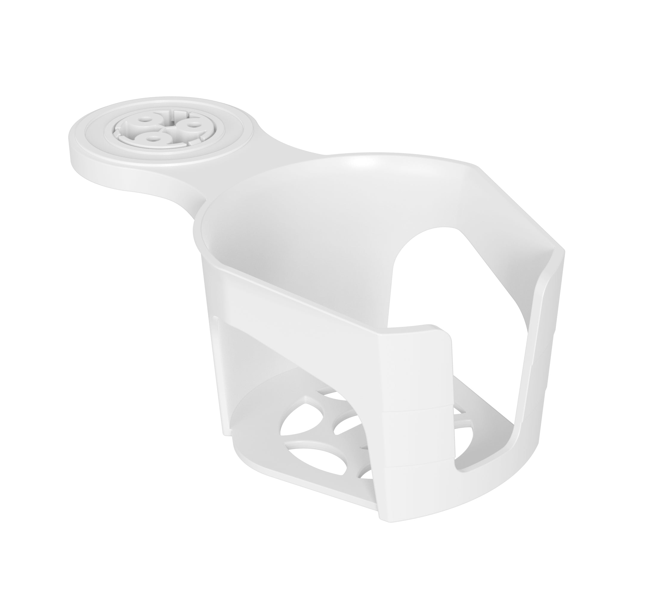 Gku White cup holder and hook to add to any table desk