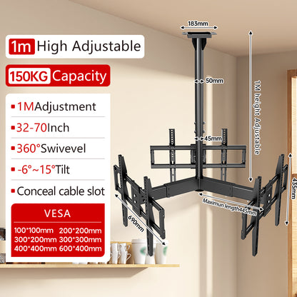 MOUNTS 3/4 TV OF 32-70 INCH. LOAD CAPACITY 150KG