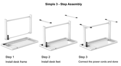 Standing Desk with drawer - GKU All in 1