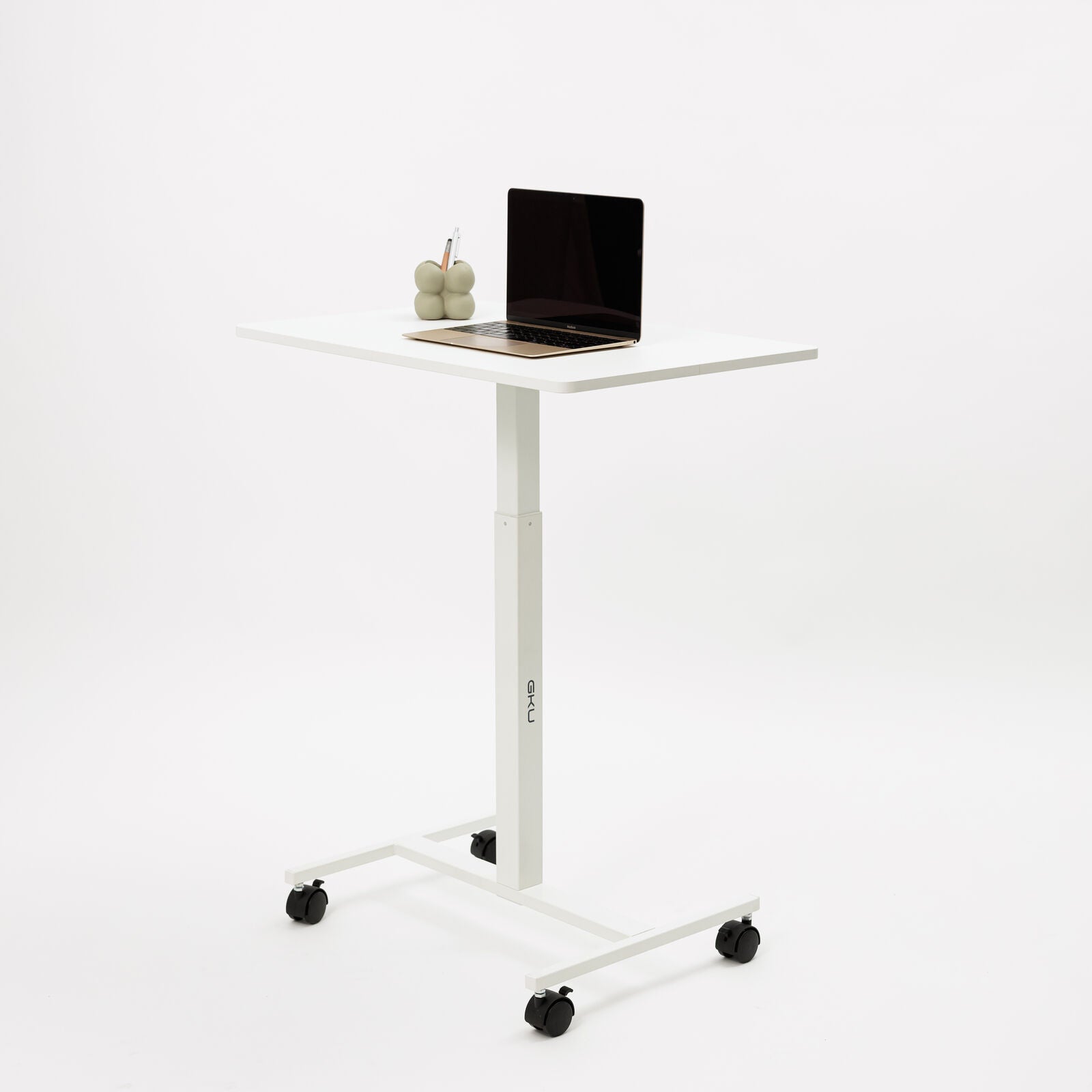 Height Adjustable Desk with wheels - GKU Easy Go