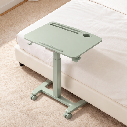 GKU Tiltable Height Adjustable Mobile Sit Stand Desk Wheely 700x500mm F047-FA122