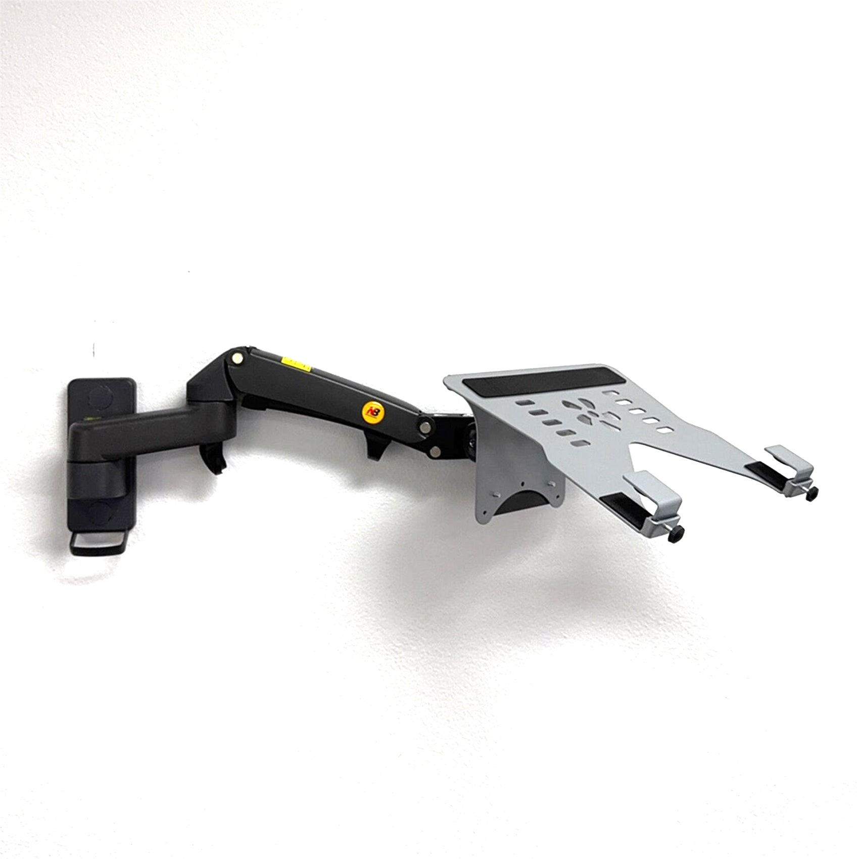 Laptop wall floating mount gas struct F150 with tray