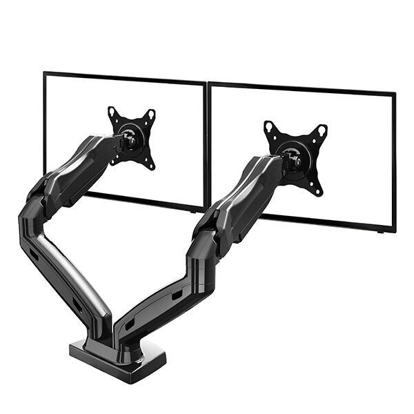 Dual Monitor Arm for 17-27" Screens Gas Spring Adjustment F160-G AU