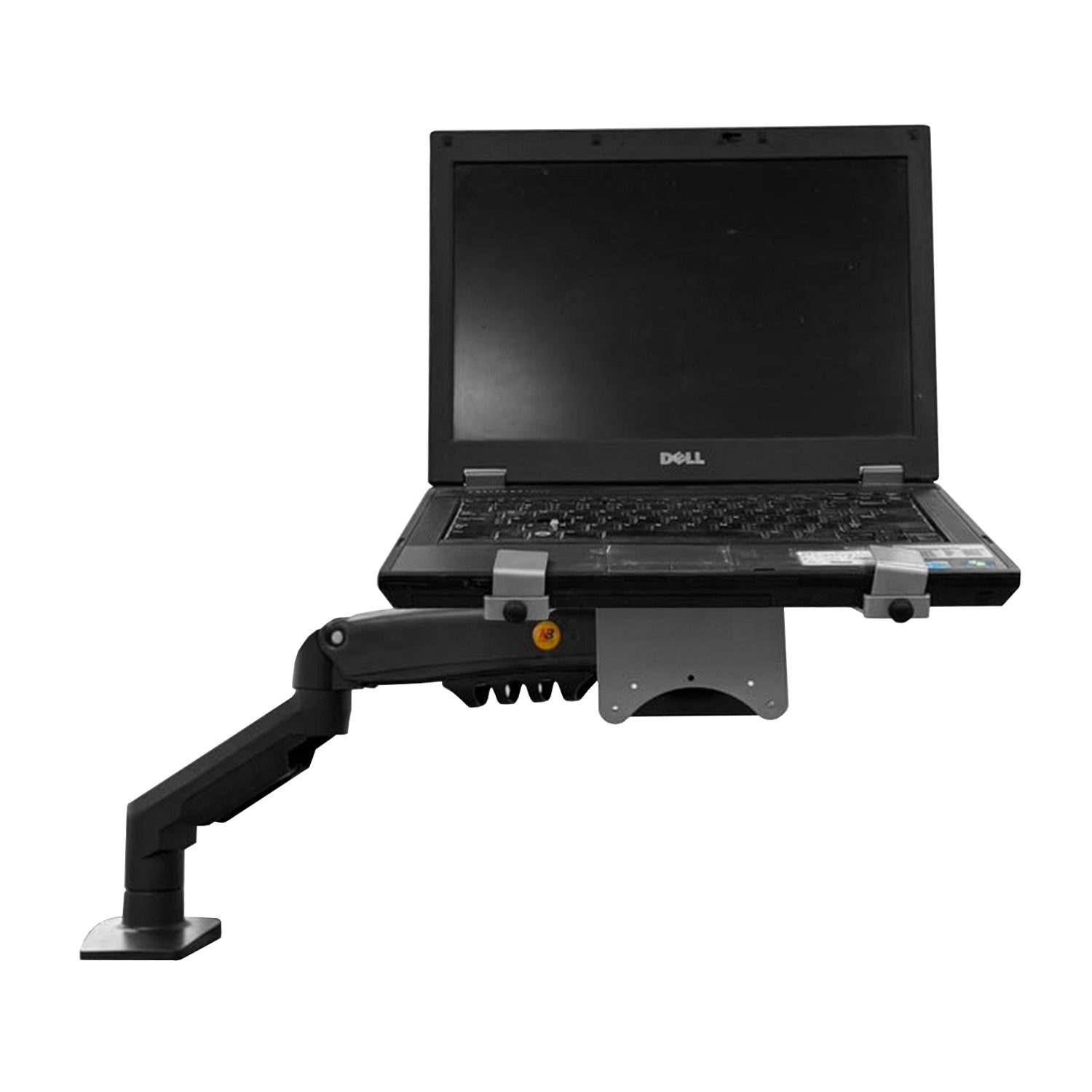 Laptop desk floating mount gas struct