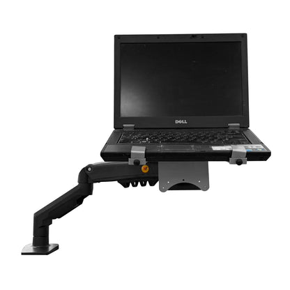 Laptop desk floating mount gas struct