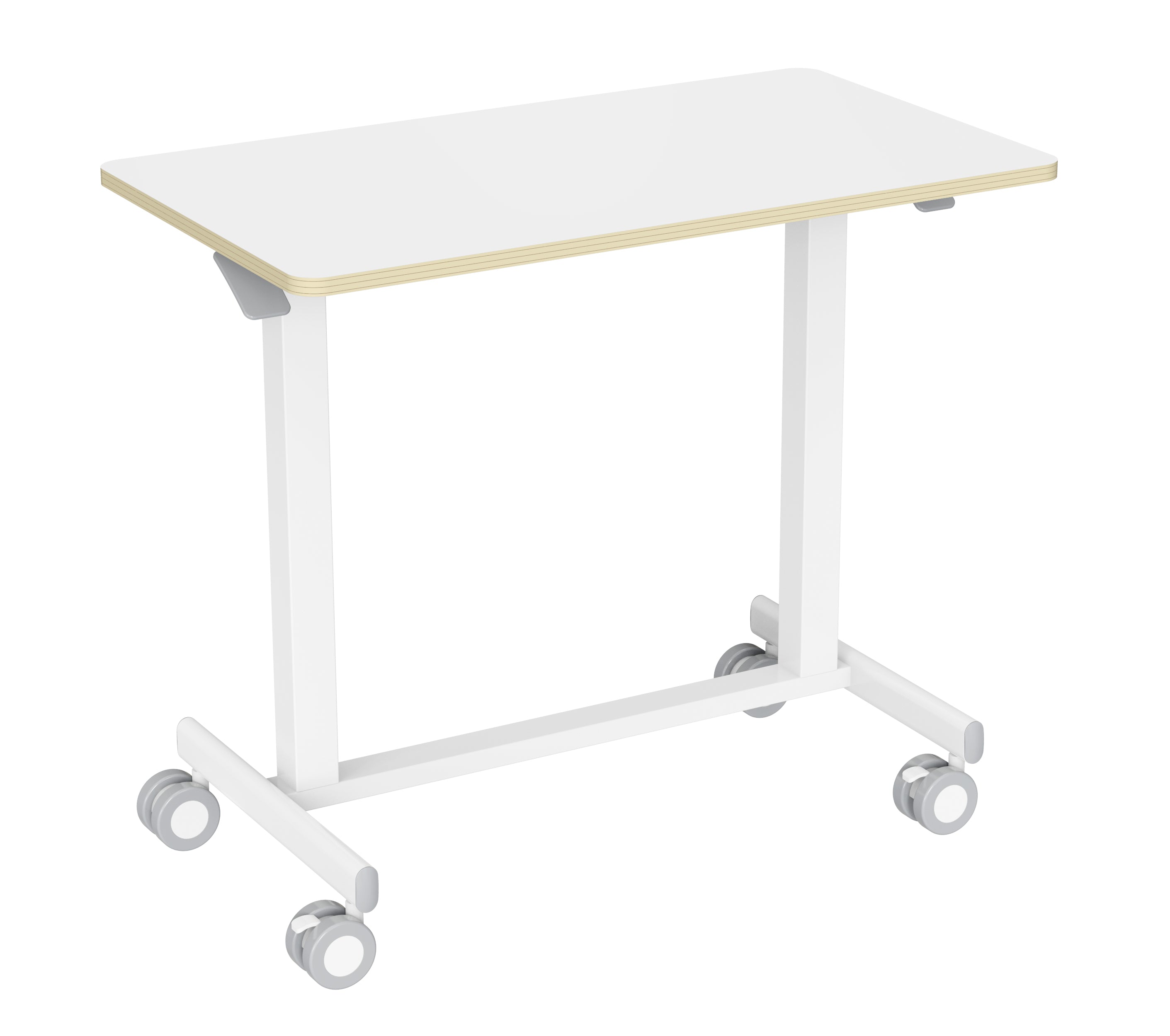 Mobile WHEELY Sit Stand Desk 880X500MM FC101ww