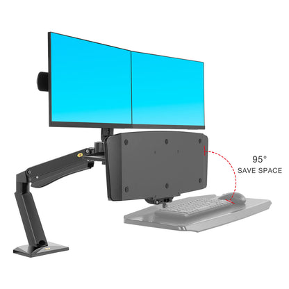 FC55-2 Dual Monitor Sit-Stand Arm Ergonomic Workspace Solution