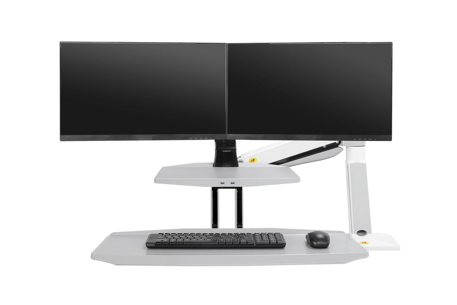FC55-2 Dual Monitor Sit-Stand Arm Ergonomic Workspace Solution
