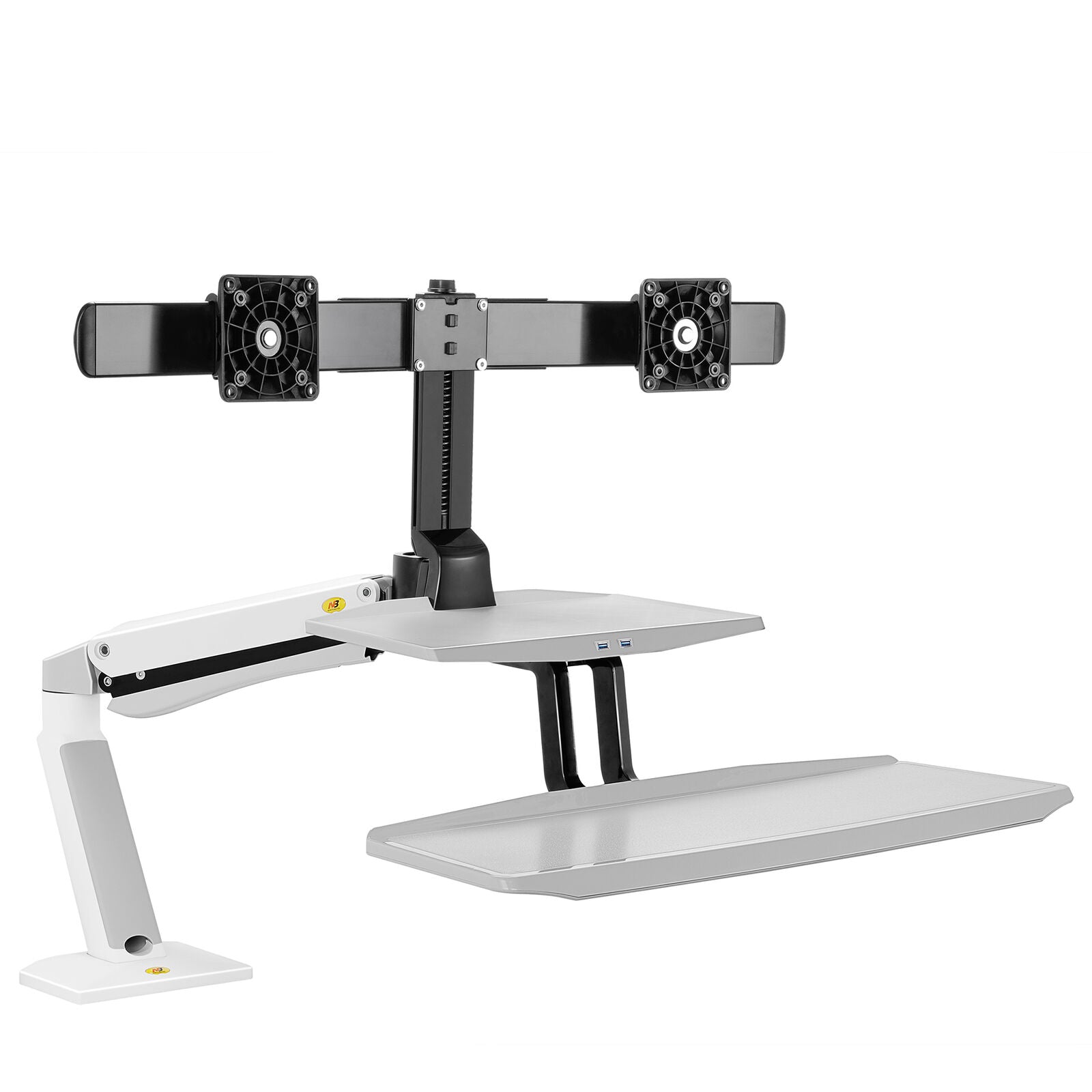 FC55-2 Dual Monitor Sit-Stand Arm Ergonomic Workspace Solution