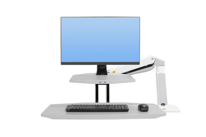 24"-35" FC55-B Sit Stand Desk Dual Screen Mount