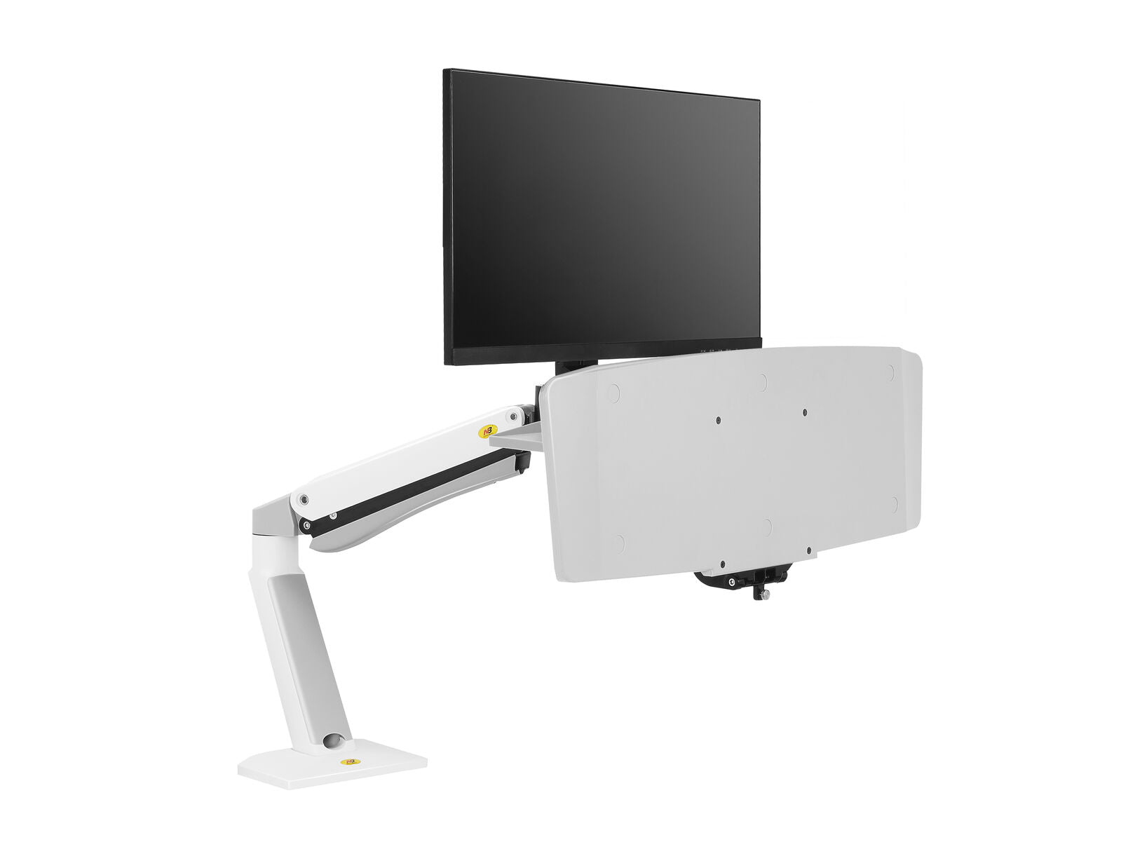 24"-35" FC55-B Sit Stand Desk Dual Screen Mount