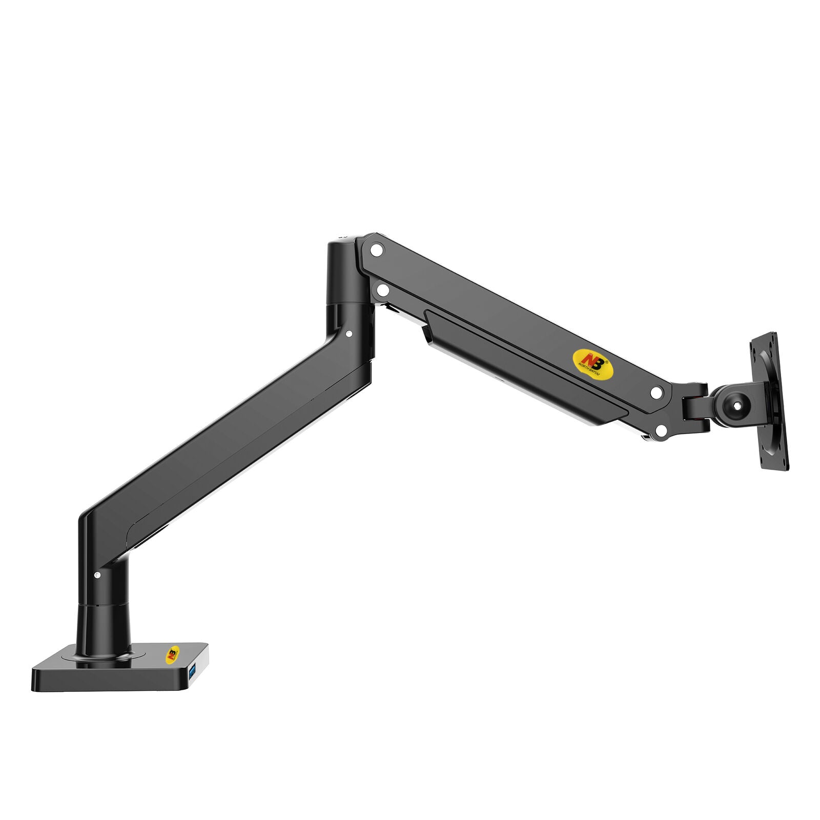 Full Motion Gas Swivel Mount for 22”-40” Monitors