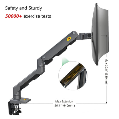 Curved Screen Monitor Mount HD G60-G North Bayou for large screens up to 16kg